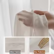 Solid White Tulle Good Quality Yarn Luxury Chiffon Sheer Curtains for Living Room Bedroom Decor Voile Drapes Tulle for Windows